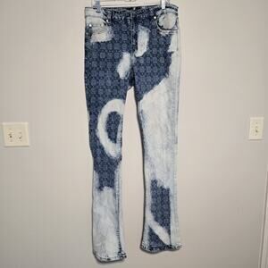 Guapi Jeans Blue With Guapi Pattern size 34